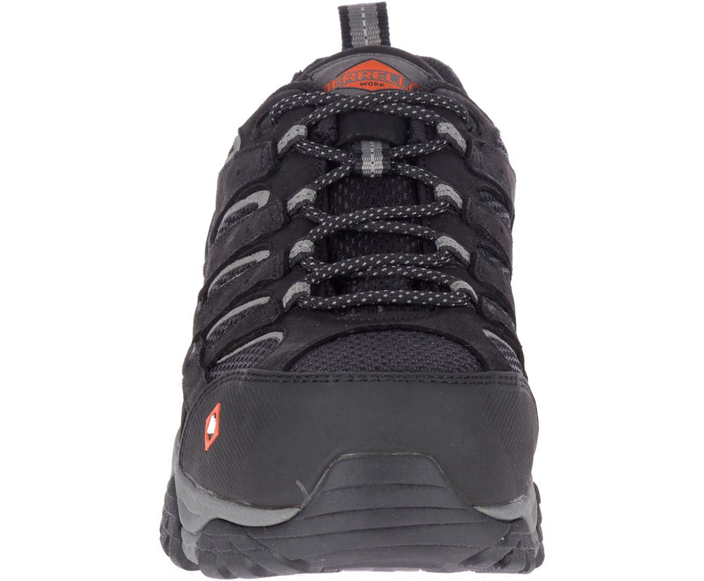 Merrell Sneakers Black - Moab Vertex Vent Comp Toe Wide Width - Mens 02SARZMTF